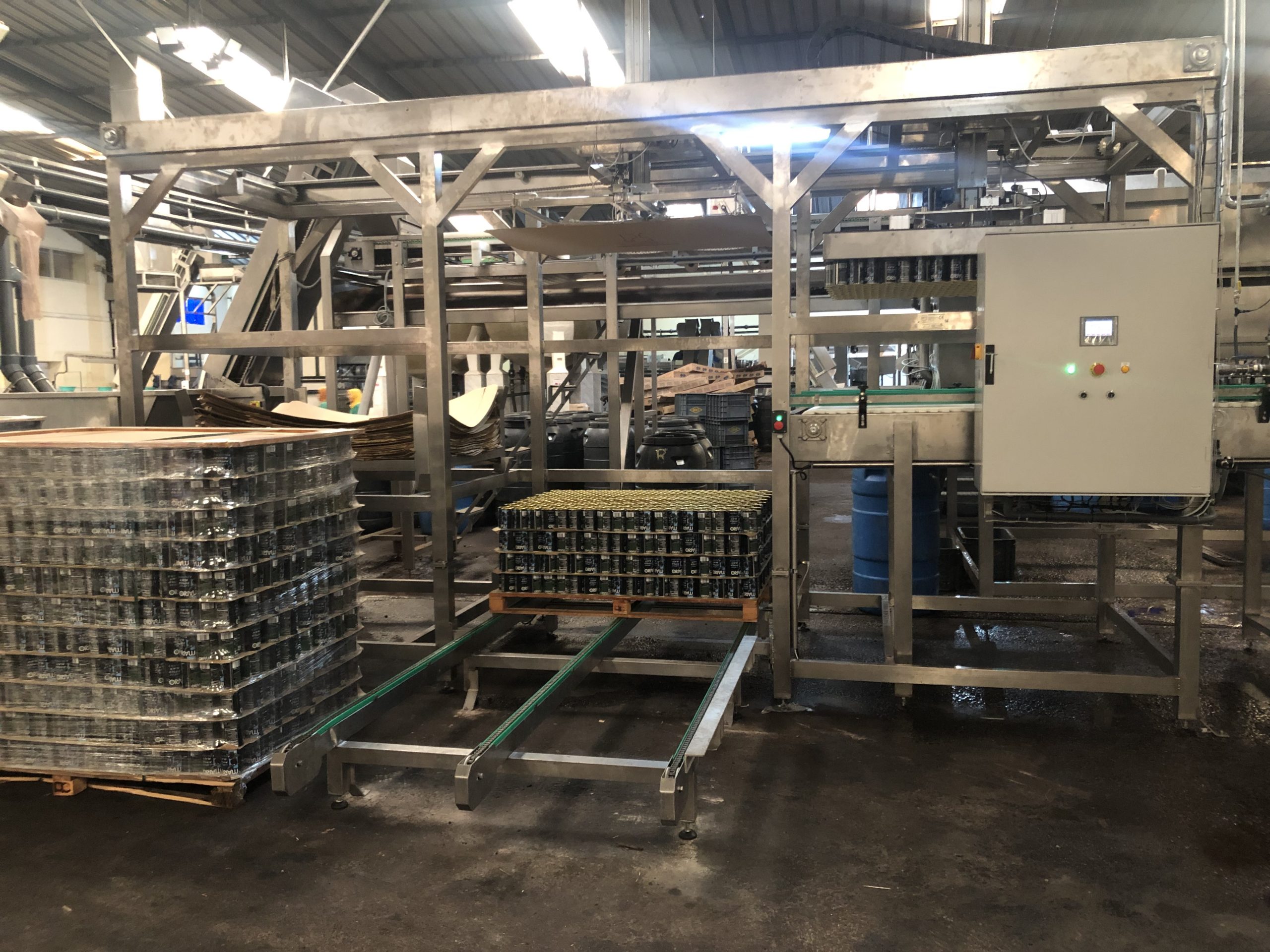 Paletizadora creada por Goypi Automatización Industrial