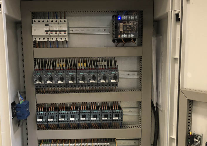cuadro eléctrico para preparación de liquidos